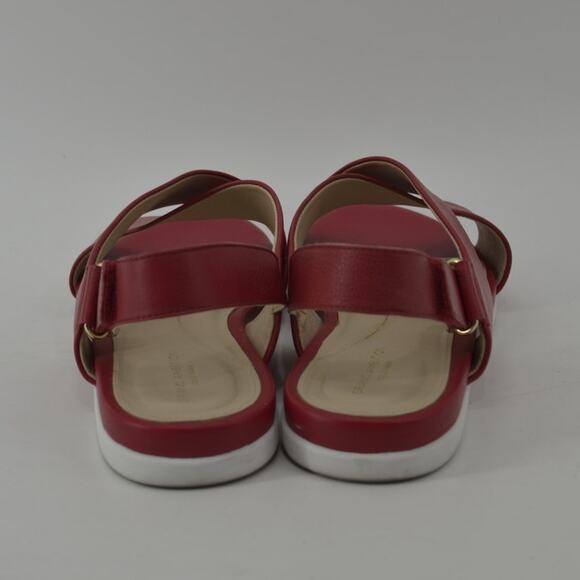 Cole Haan Grand Ambition Red Womens Leather Sandals Size 8.5 - Picture 5 of 10